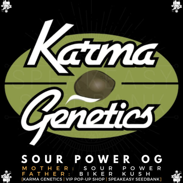 Karma Genetics - Sour Power OG - Seeds Available At Speakeasy Seedbank
