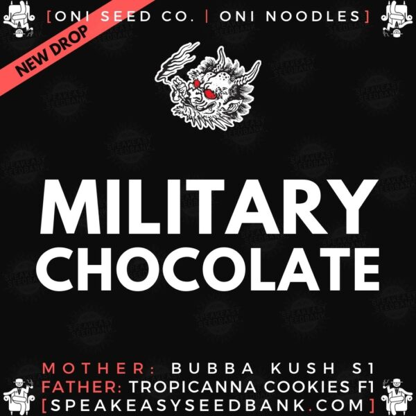 Speakeasy presents Military Chocolate