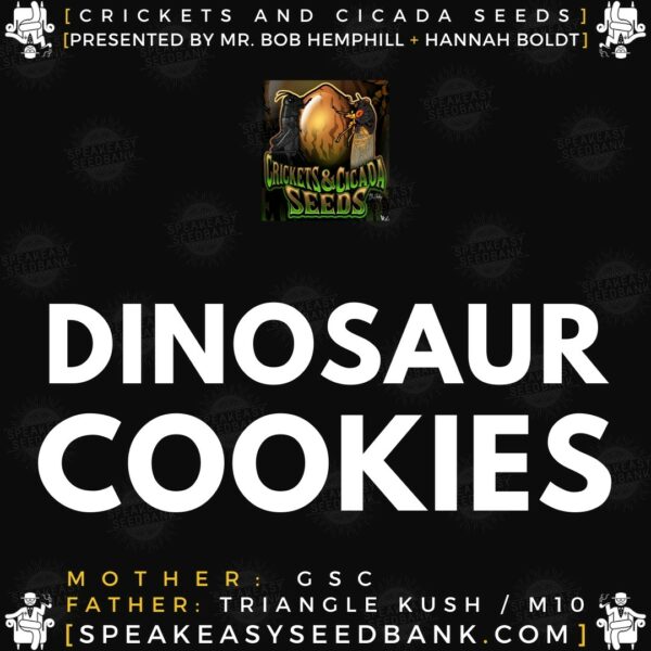 Speakeasy presents Dinosaur Cookies by Crickets and Cicada Seeds