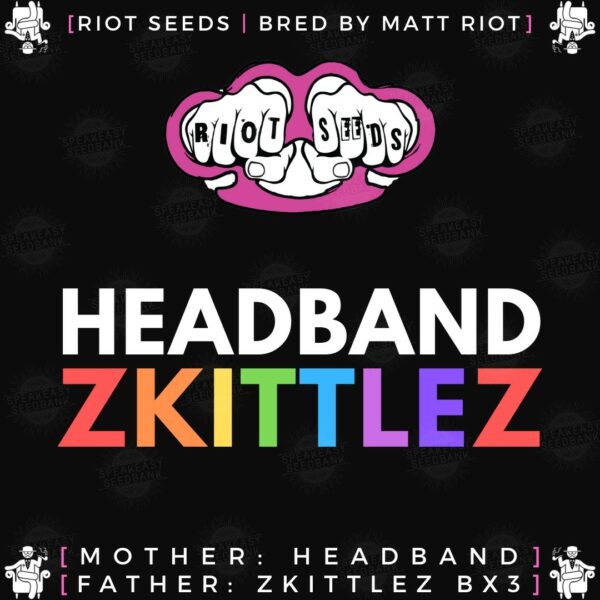 Speakeasy presents Headband Zkittlez by Riot Seeds