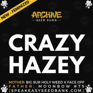 Speakeasy presents Crazy Hazey by Archive Seed Bank