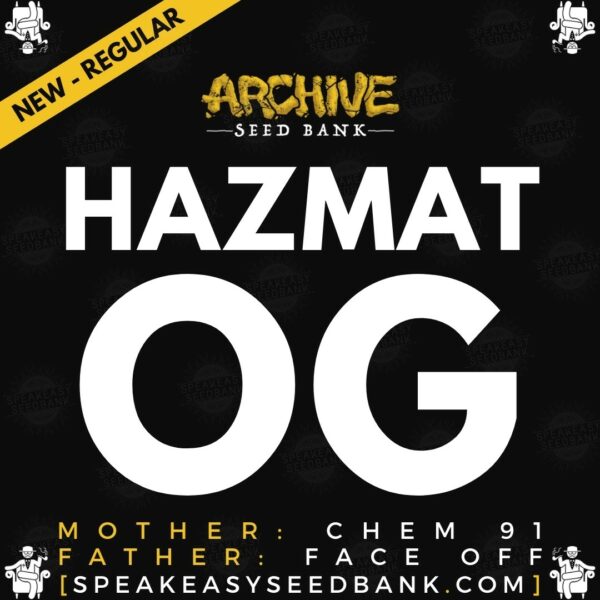 Speakeasy presents Hazmat OG by Archive Seed Bank