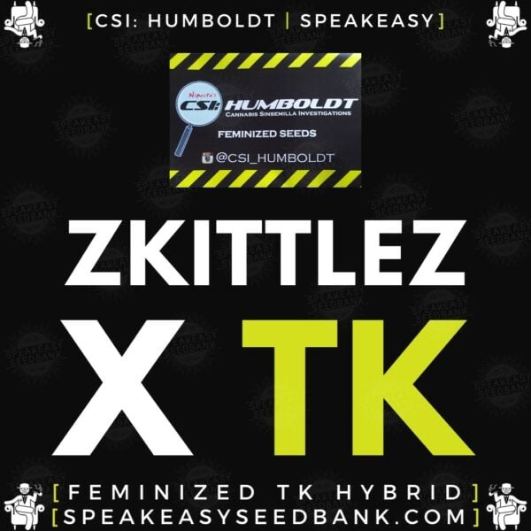 Speakeasy presents Zkittlez x Triangle Kush by CSI Humboldt (Feminized Seeds)