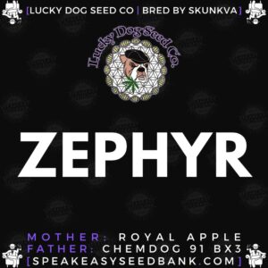 Speakeasy presents Zephyr by Lucky Dog Seed Co