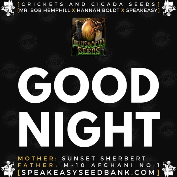 Speakeasy presents Good Night by Crickets and Cicada Seeds