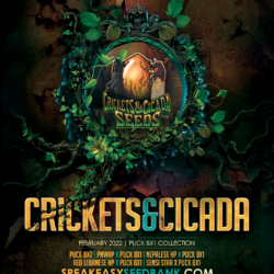 Crickets and Cicada Seeds presents the Puck Backcross Collection.