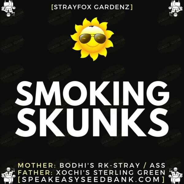 Smoking Skunks by Strayfox Gardenz